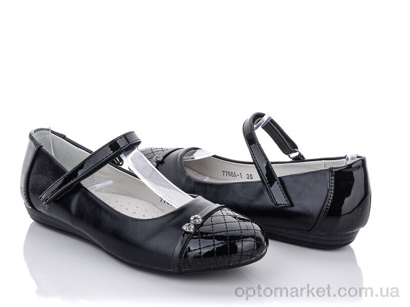 Купить Туфлі дитячі A7766A-1 Lilin shoes чорний, фото 1