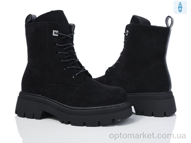 Купить Черевики жіночі A79-1222-3 Lion-Lu чорний, фото 1