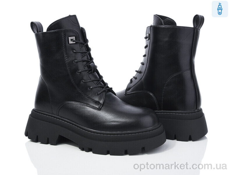 Купить Черевики жіночі A79-1222 Lion чорний, фото 1