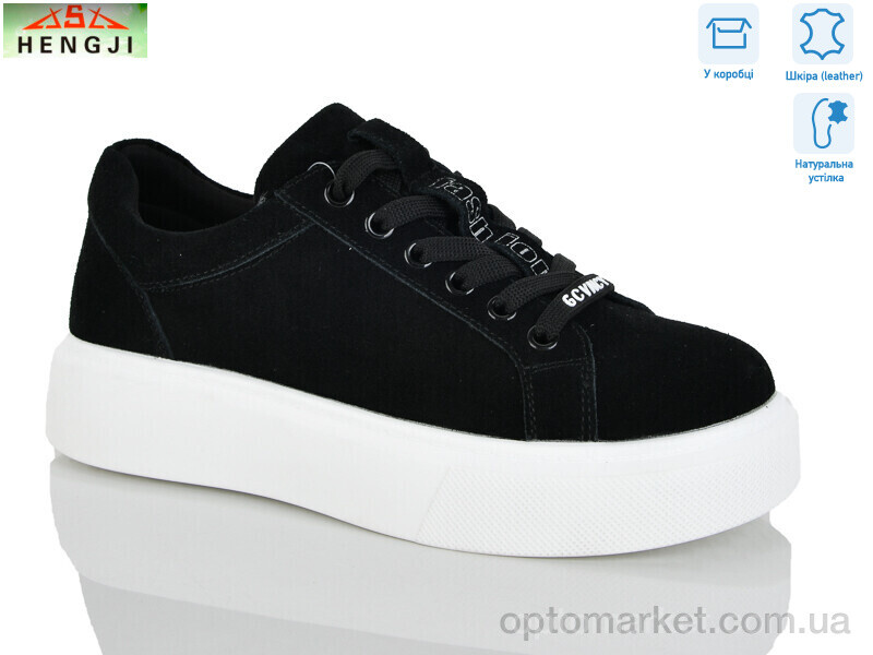 Купить Кросівки жіночі A796-1 Hengji чорний, фото 1