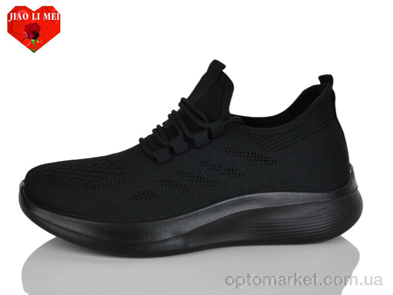 Купить Кросівки жіночі A8-1 Jiao Li Mei чорний, фото 1