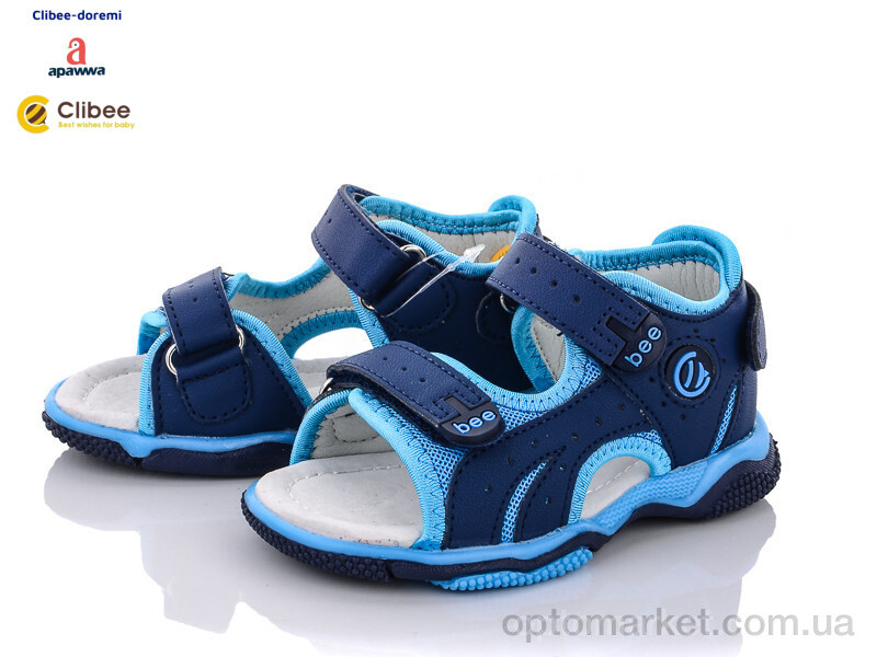 Купить Сандалі дитячі A8-2 blue-blue Clibee синій, фото 1