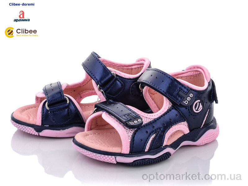Купить Босоніжки дитячі A8-2 blue-pink Clibee синій, фото 1