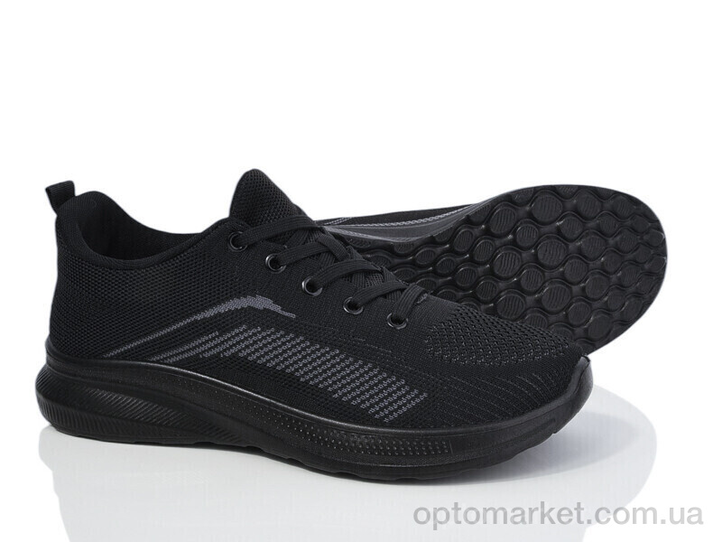 Купить Кросівки чоловічі A801-1 Ok Shoes чорний, фото 1