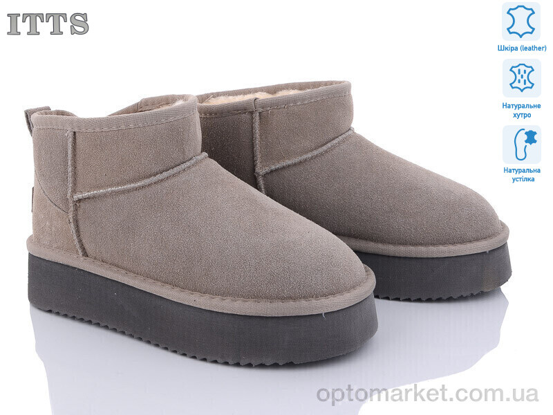 Купить Уги жіночі A801-17 ITTS сірий, фото 1