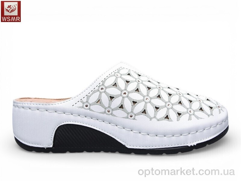 Купить Шльопанці жіночі A801-2 WSMR білий, фото 1