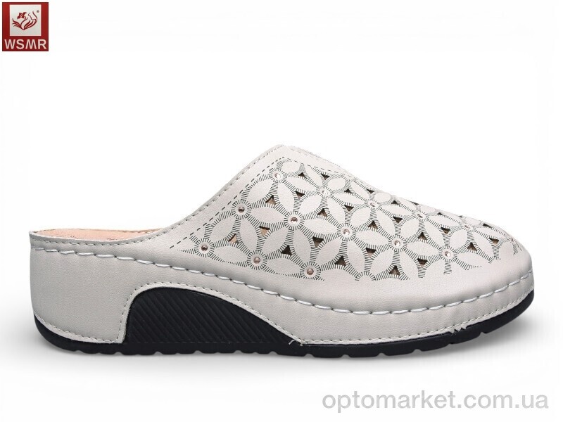 Купить Шльопанці жіночі A801-3 WSMR бежевий, фото 1