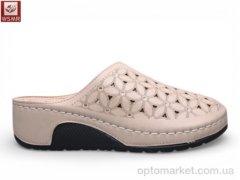 Купить Шльопанці жіночі A801-5 WSMR коричневий, фото 1