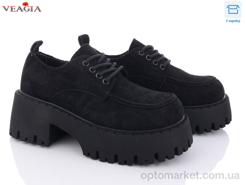 Купить Туфлі жіночі A8017-1 Veagia чорний, фото 1