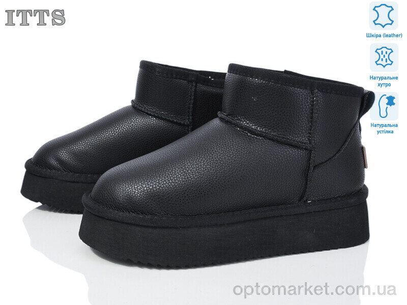 Купить Уги жіночі A801A ITTS чорний, фото 1