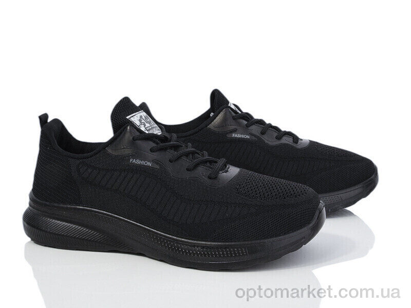 Купить Кросівки чоловічі A803-1 Ok Shoes чорний, фото 1