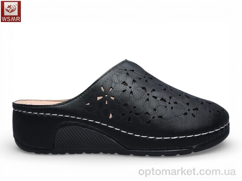 Купить Шльопанці жіночі A803-1 WSMR чорний, фото 1