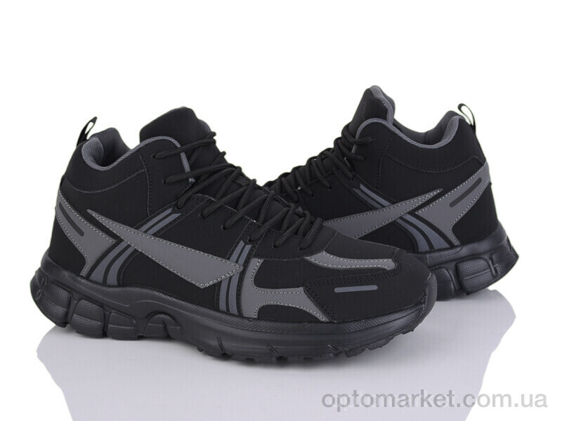 Купить Кросівки чоловічі A8032-2 Run Life чорний, фото 1