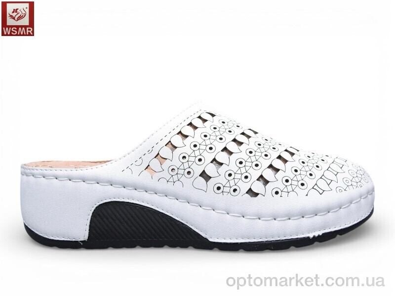 Купить Шльопанці жіночі A807-2 WSMR білий, фото 1