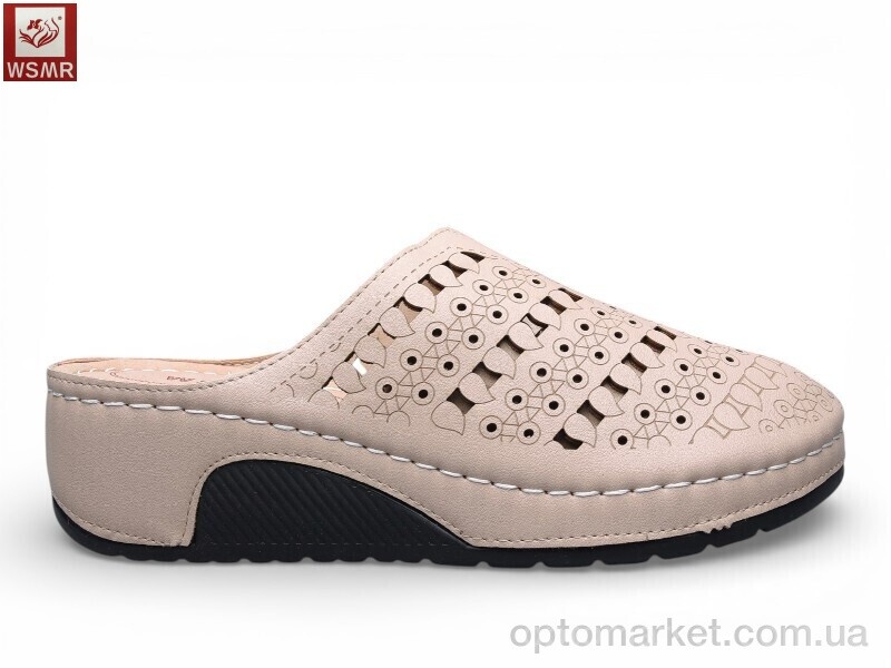 Купить Шльопанці жіночі A807-5 WSMR коричневий, фото 1