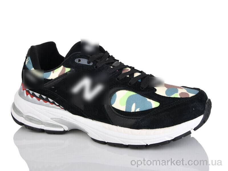 Купить Кросівки чоловічі A810-7 N.w balance чорний, фото 1