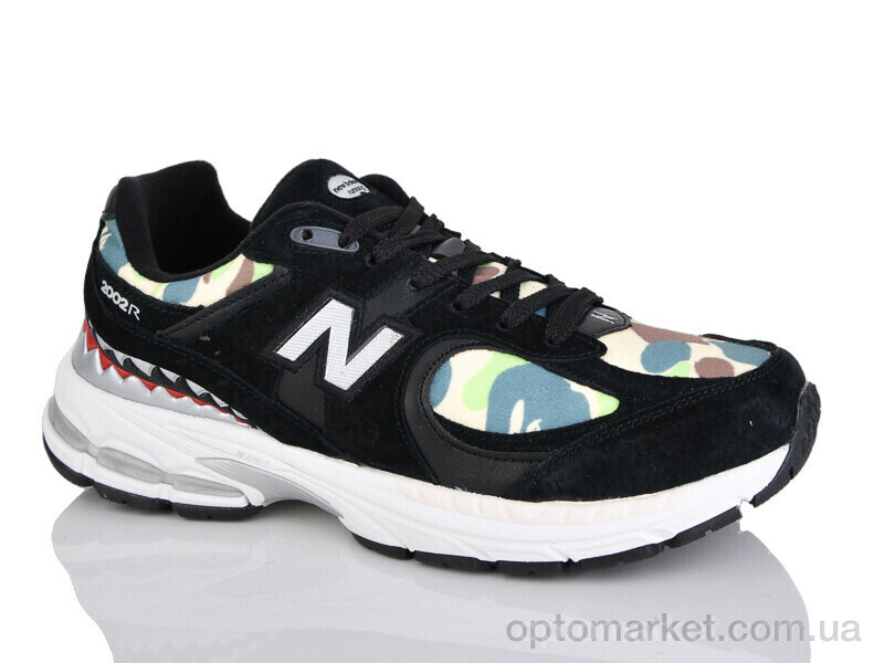Купить Кросівки чоловічі A810-7 N.w balance чорний, фото 2