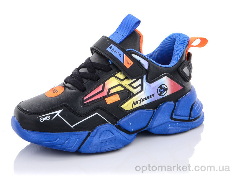 Купить Кросівки дитячі A8209-1 Цветик чорний, фото 1