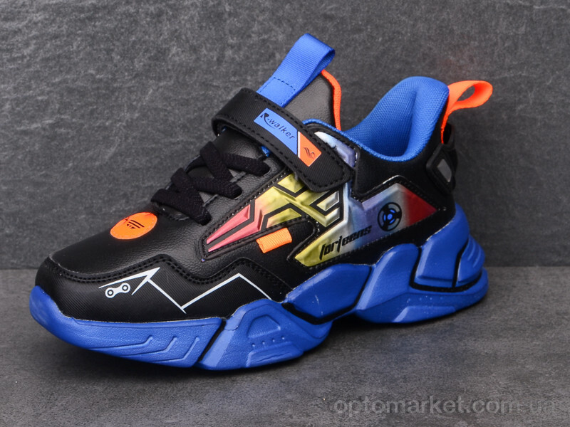 Купить Кросівки дитячі A8209-1 Цветик чорний, фото 2