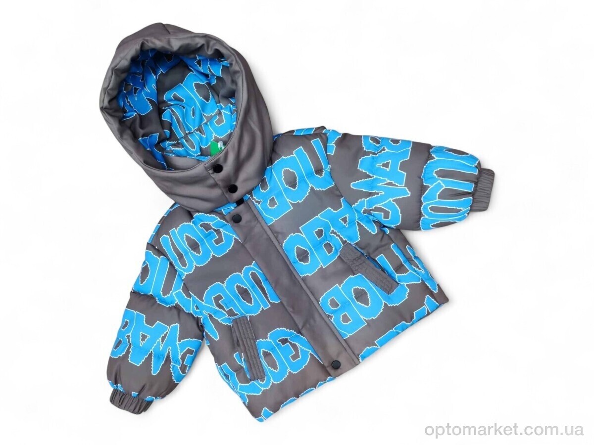 Купить Куртка дитячі A826 сірий з блакитним єврозима TongKa сірий, фото 1