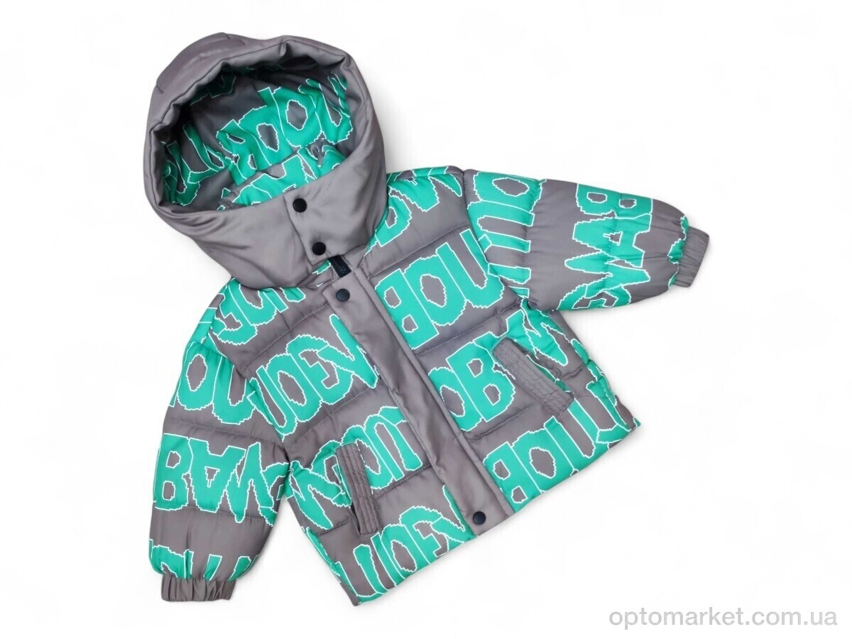Купить Куртка дитячі A826 сірий з зеленим єврозима TongKa сірий, фото 1