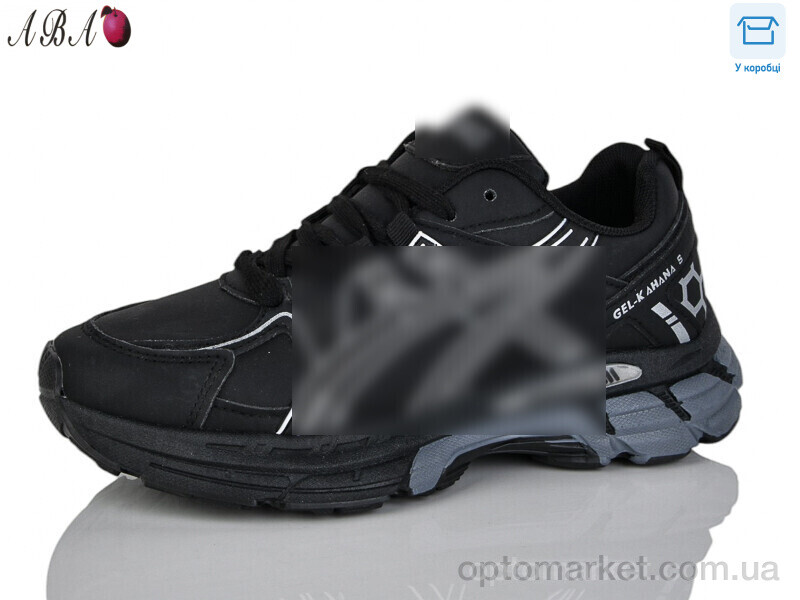 Купить Кросівки унісекс A83-4 A.ics чорний, фото 1