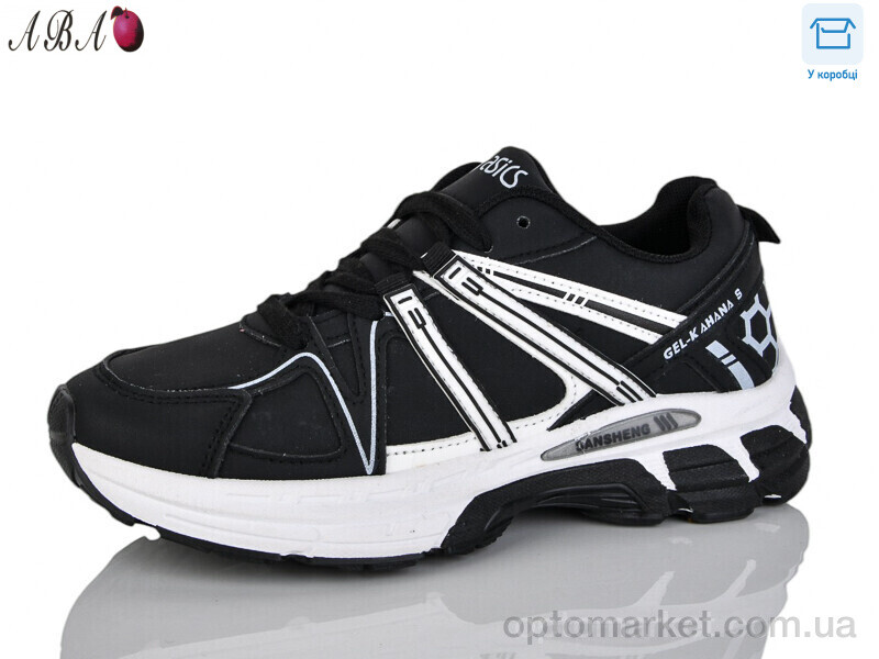 Купить Кросівки унісекс A83-6 A.ics чорний, фото 2