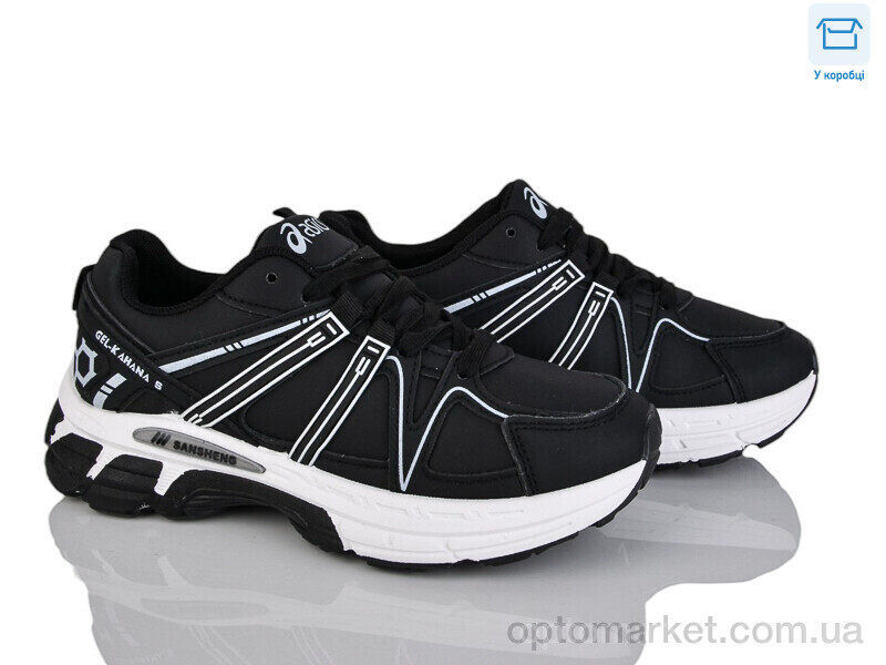 Купить Кросівки унісекс A83-9 A.ics чорний, фото 2