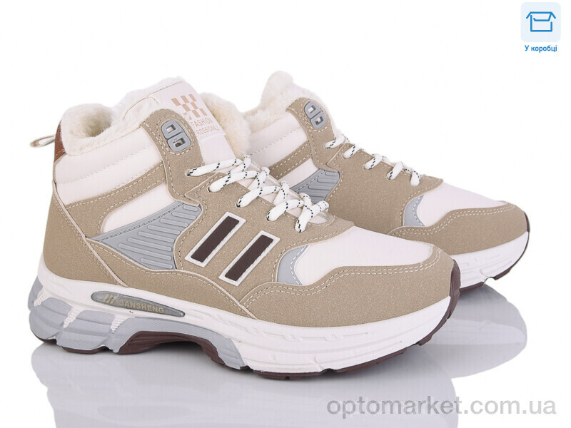 Купить Кросівки жіночі A84-17 Xifa бежевий, фото 1