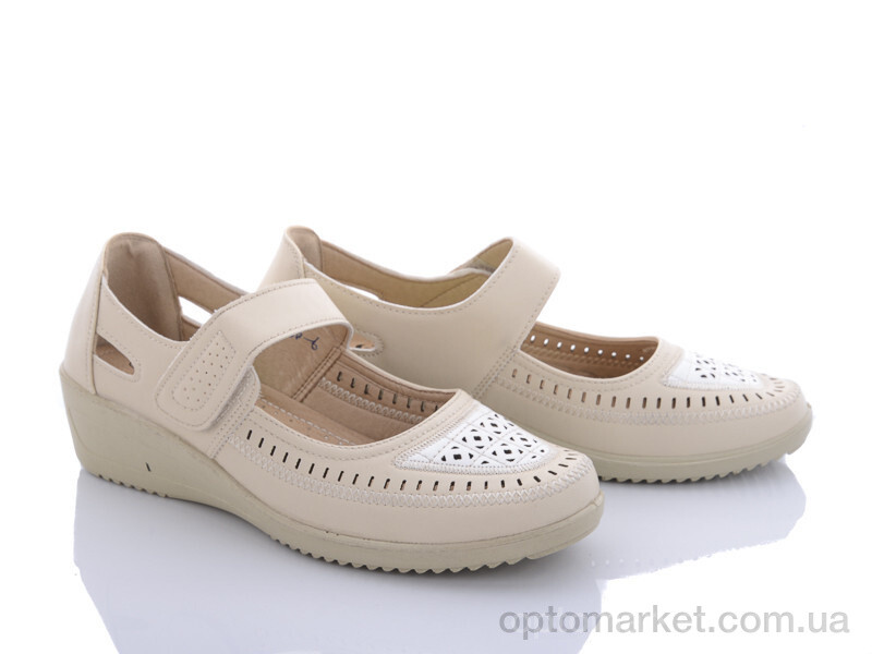 Купить Туфлі жіночі A86-6 Bao Dao Gong Zhu бежевий, фото 1