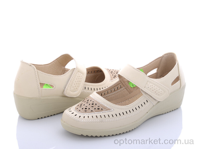 Купить Туфлі жіночі A86-9 Bao Dao Gong Zhu бежевий, фото 1