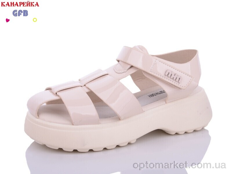 Купить Босоніжки дитячі A8718-2 GFB-Канарейка бежевий, фото 1