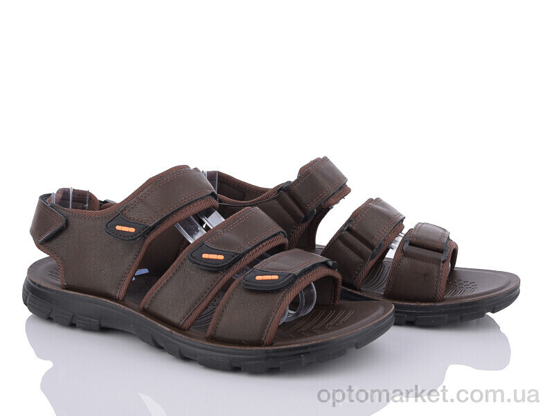 Купить Сандалі чоловічі A876 coffee Maznlon коричневий, фото 1