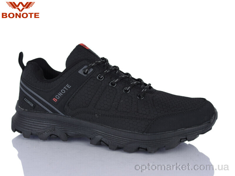 Купить Кросівки чоловічі A8992-2 Bonote чорний, фото 1