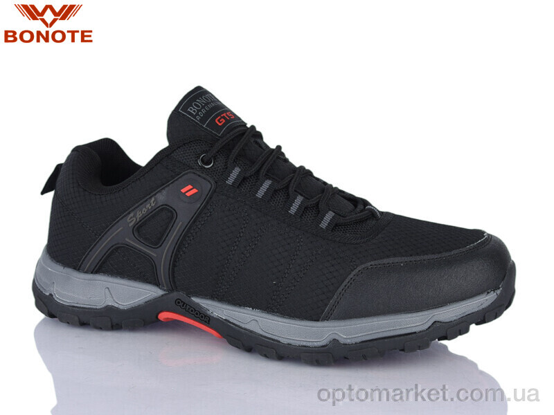 Купить Кросівки чоловічі A8998-2 Bonote чорний, фото 1