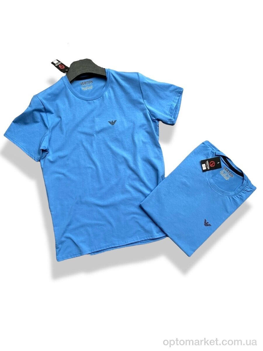 Купить Футболка чоловічі A8 A.mani блакитний, фото 2