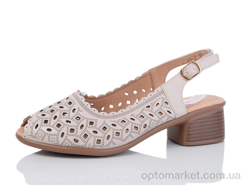 Купить Босоніжки жіночі A9-2 Baodaogongzhu бежевий, фото 1