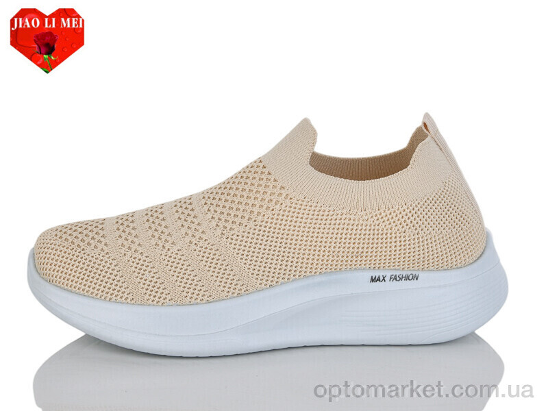 Купить Кросівки жіночі A9-5 Jiao Li Mei бежевий, фото 1