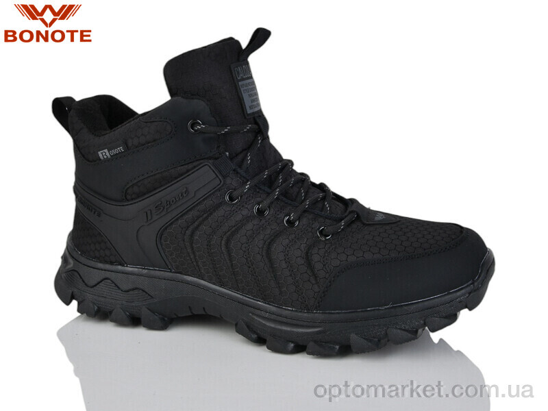 Купить Черевики чоловічі A9000-1 Bonote чорний, фото 1