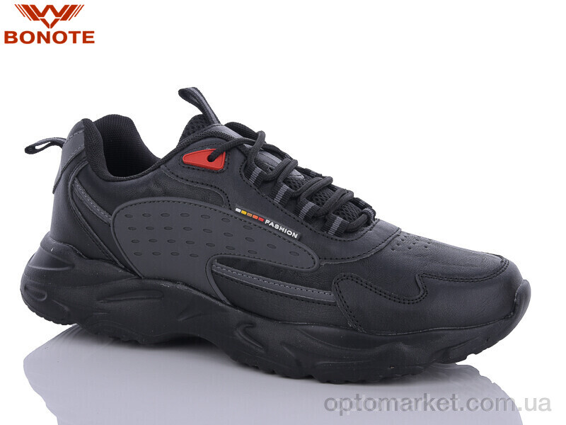 Купить Кросівки чоловічі A9030-2 Bonote чорний, фото 1