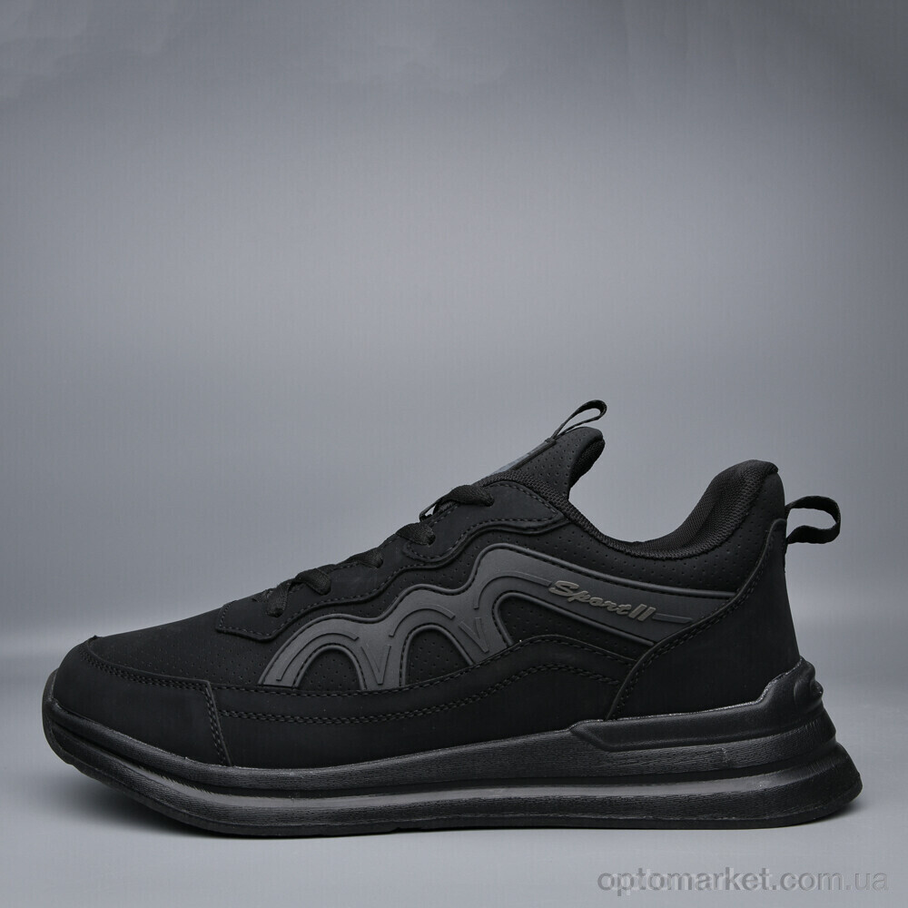 Купить Кросівки чоловічі A9035-1 Bonote чорний, фото 2