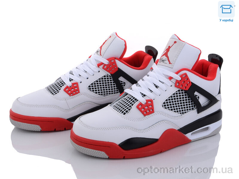 Купить Кросівки чоловічі A9035-2 J.rdan білий, фото 2