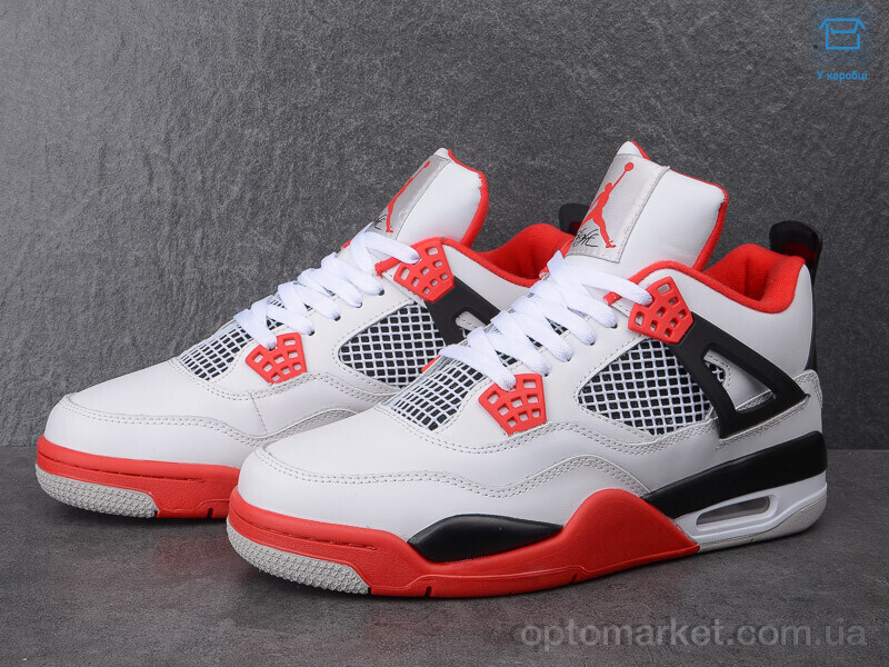 Купить Кросівки чоловічі A9035-2 J.rdan білий, фото 3