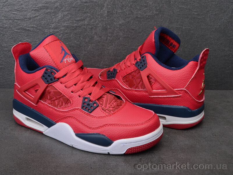 Купить Кросівки чоловічі A9035-6 ліцензія J.rdan червоний, фото 3