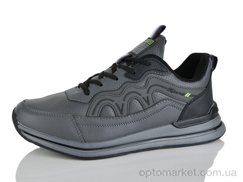 Купить Кросівки чоловічі A9035-6 Bonote сірий, фото 1