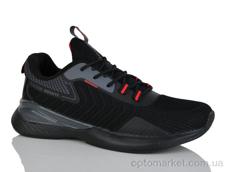 Купить Кросівки чоловічі A9039-2 Bonote чорний, фото 1