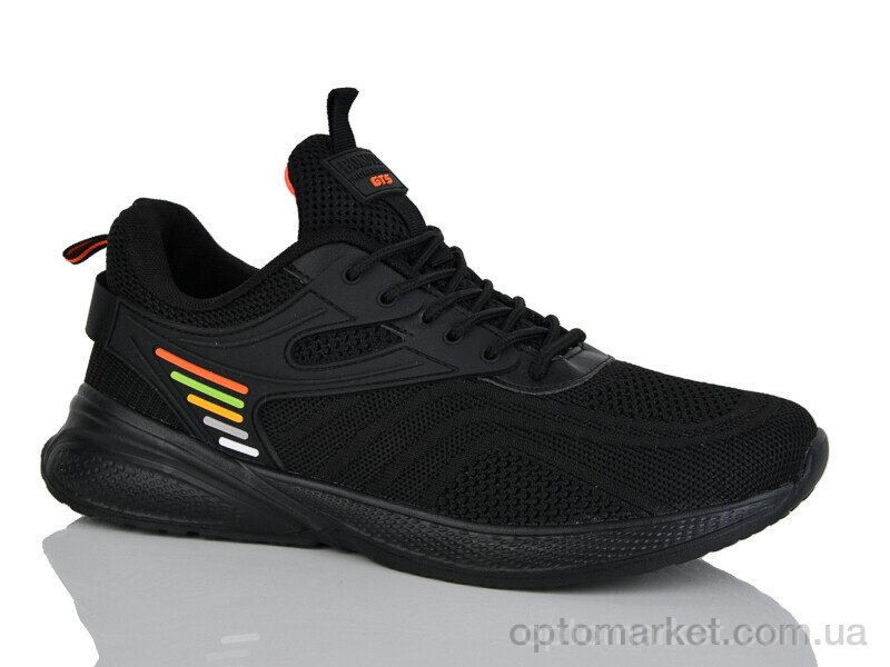 Купить Кросівки чоловічі A9063-2 Bonote чорний, фото 1