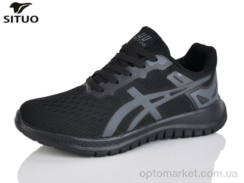 Купить Кросівки чоловічі A907-1 Situo чорний, фото 1