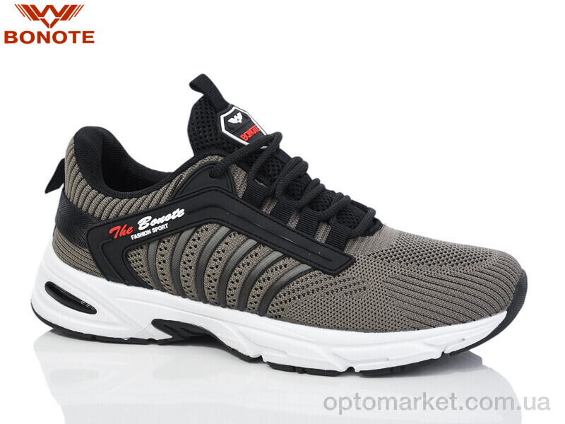 Купить Кросівки чоловічі A9077-7 Bonote хакі, фото 1