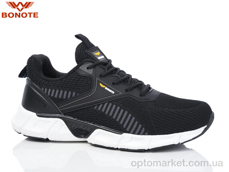 Купить Кросівки чоловічі A9081-3 Bonote чорний, фото 1